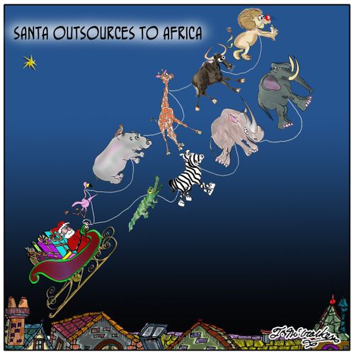 Even Santa outsources