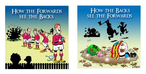 How the Forwards See the Backs and How the Backs See the Forwards
