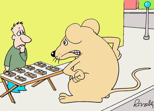 Mousetrap stall.