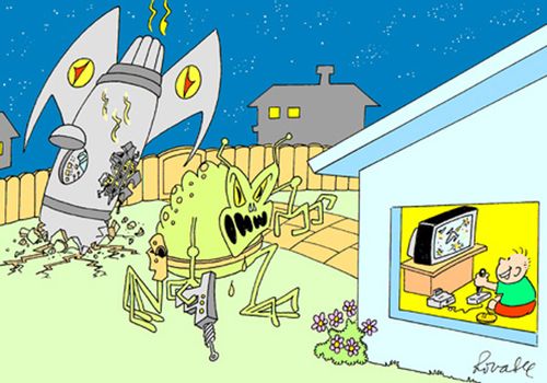 Crashed UFO.
