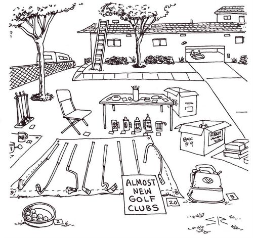 Golf Club Yard Sale