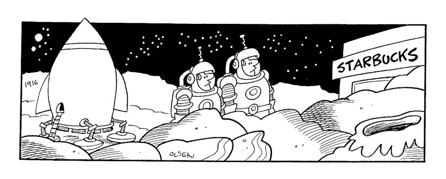 Starbucks on the Moon