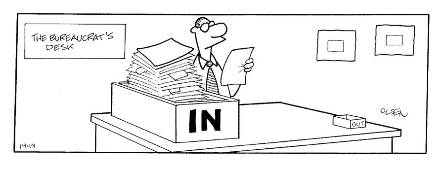 The Bureaucrat's Desk