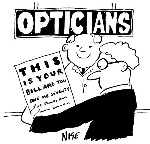 Optician's bill