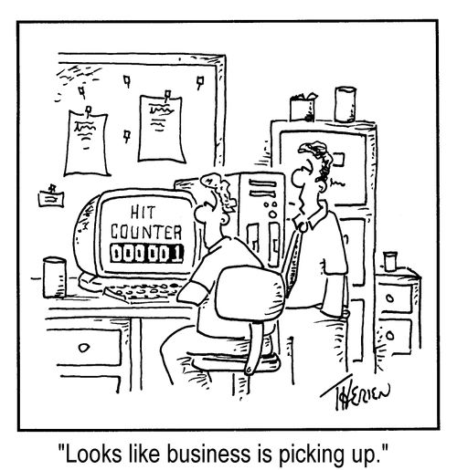 "Looks like business is picking up."