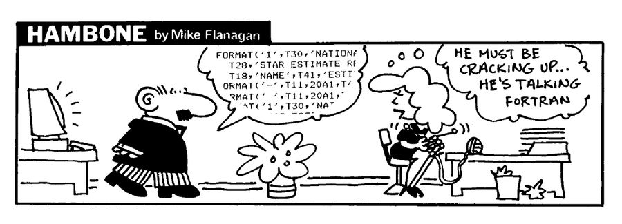 STRIP Hambone: Talking Fortran
