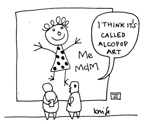 "I think it's called Alcopop Art."