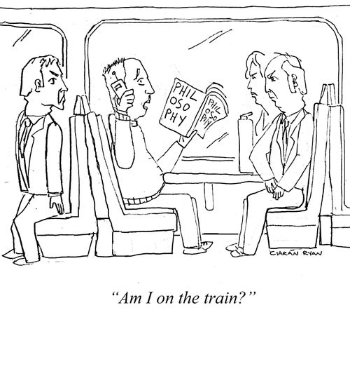 'Am I on the train?'