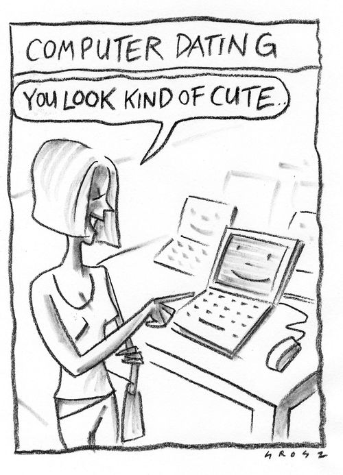 Computer dating: 'You look kind of cute.'