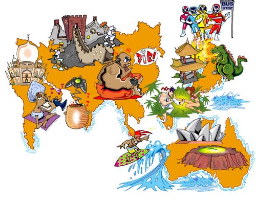 Australasia.
