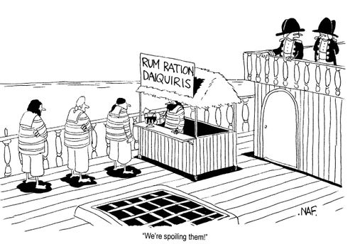 Rum Ration Daiquiris: 'We're spoiling them!'