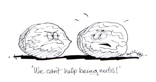 'We can't help being nuts!'