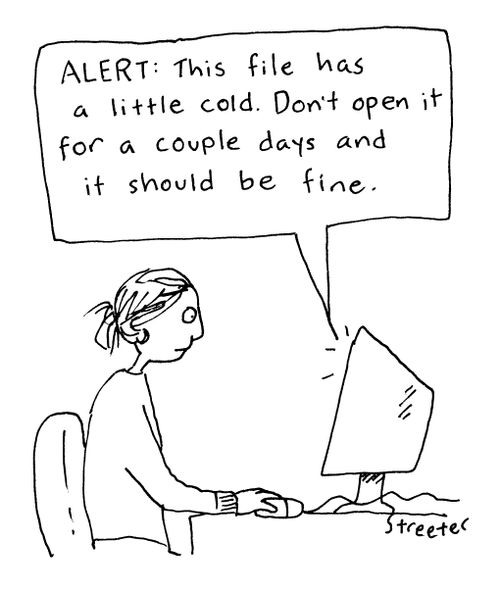 This file has a little cold.