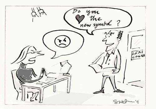'Do you love the new symbol?'