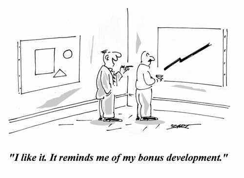 'I like it. It reminds me of my bonus development.'