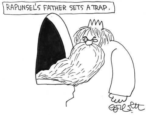 Rapunsel's father sets a trap.