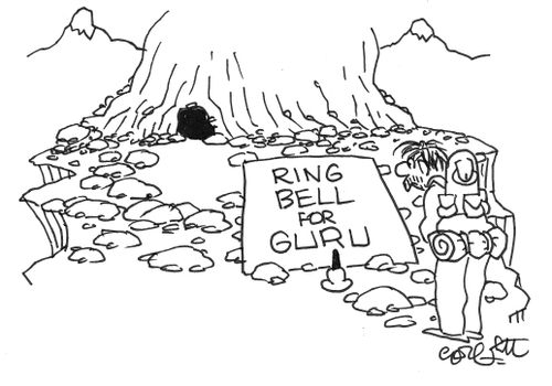 Ring bell for guru.