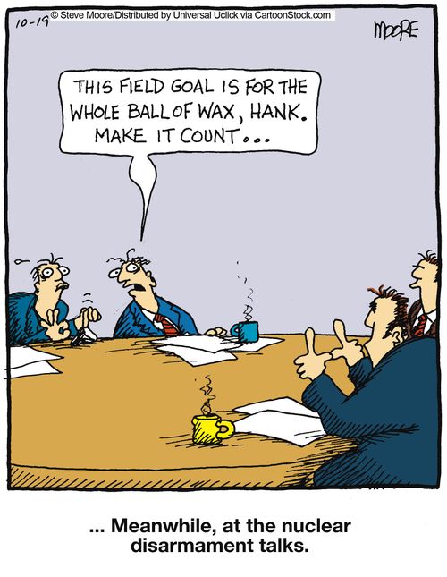 ...Meanwhile, at the nuclear disarmament talks.