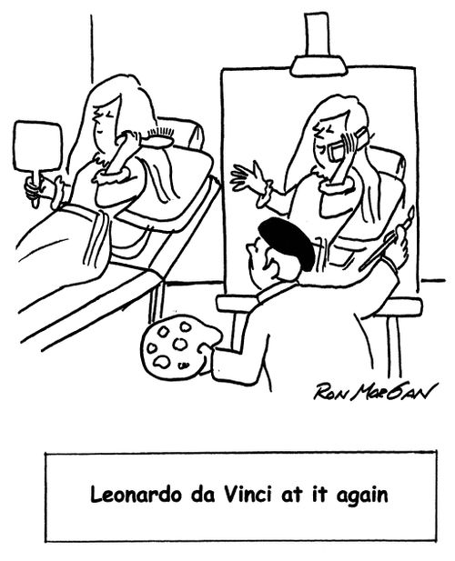 Leonardo da Vinci at it again.