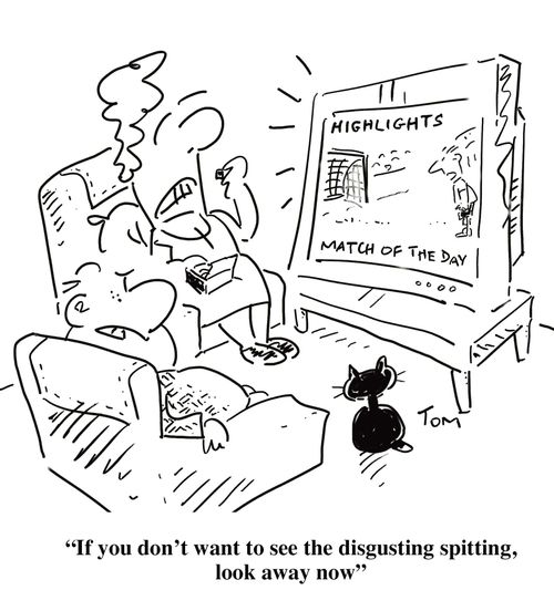 'If you don't want to see the disgusting spitting, look away now'