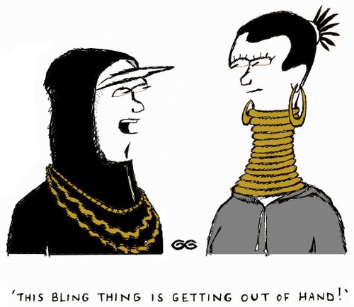 'This bling thing is getting out of hand!'