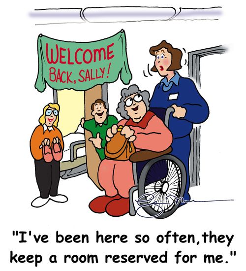 'I've been here so often, they keep a room reserved for me.'