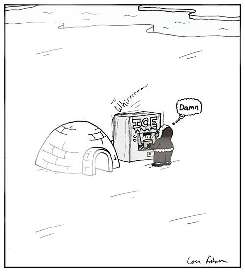 Out of Ice in the Arctic.