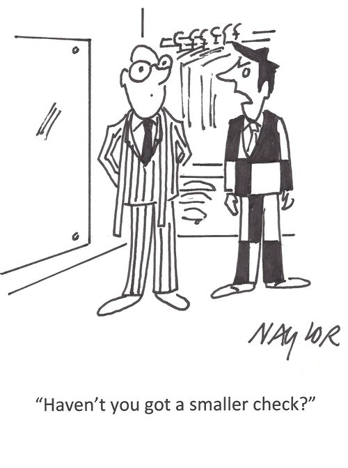 'Haven't you got a smaller check?'