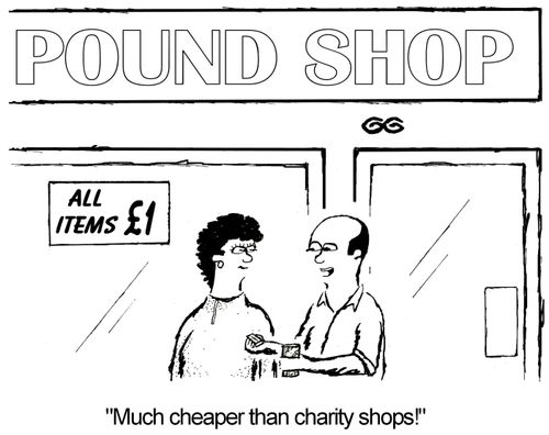 'Much cheaper than charity shops!'