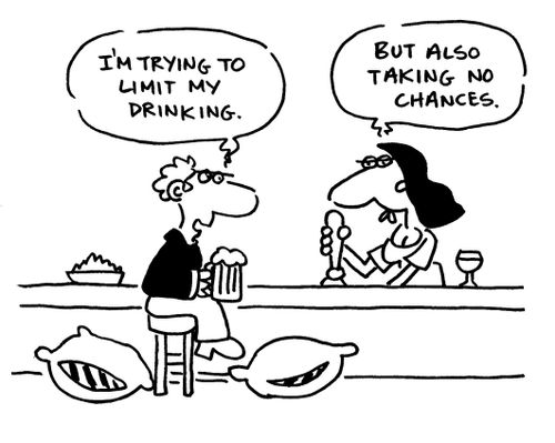 'I'm trying to limit my drinking.'