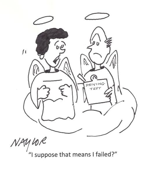 'I suppose that means I failed?'