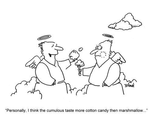 'Personally, I think the cumulous taste more cotton candy then marshmallow.'