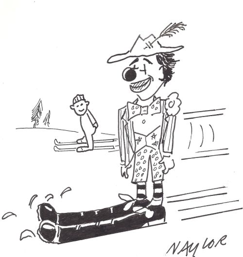 Clown Skis.