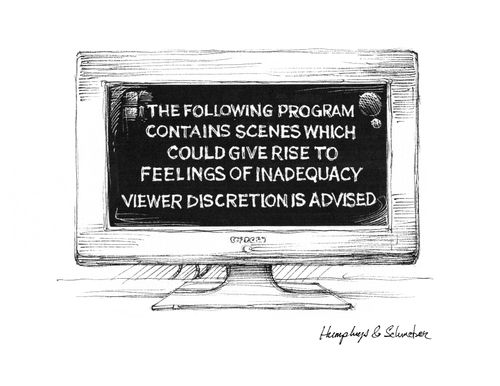 The Following Program Contains Scenes Which Could Give Rise To Feelings Of Inadequacy. Viewer Discretion Is Advised.