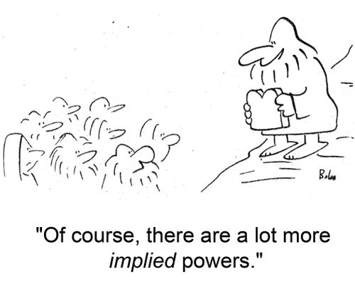 'Of course, there are a lot more implied powers.'