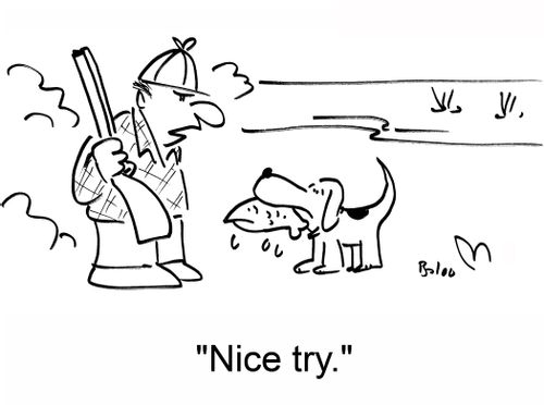 'Nice try.'