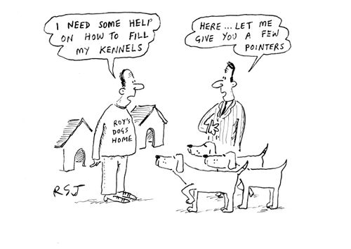 I need some help on how to fill my kennels. 'Let me give you a few pointers.'