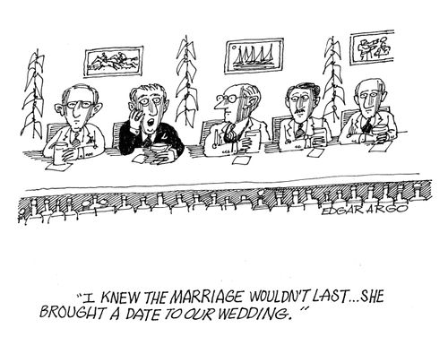 'I knew the marriage wouldn't last...She brought a date to our wedding.'