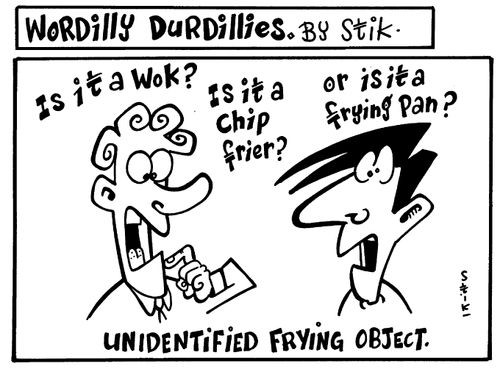 Wordilly Durdillies - Unidentified frying object