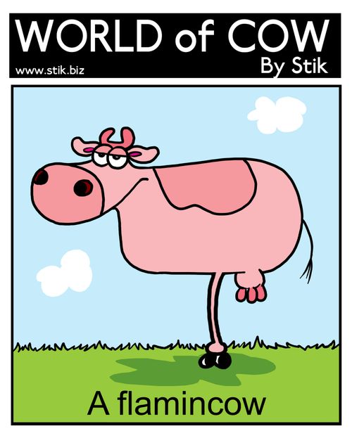 A flamincow.