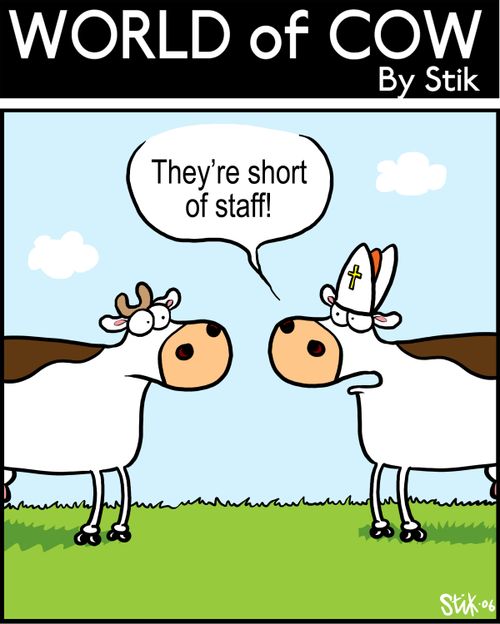 They're short of staff!
