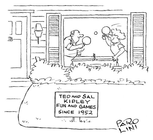 'Ted and Sal Kipley - fun and games since 1952.'
