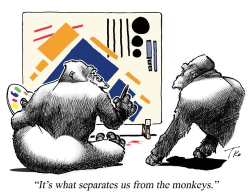 It's What Separates Us from the Monkeys.