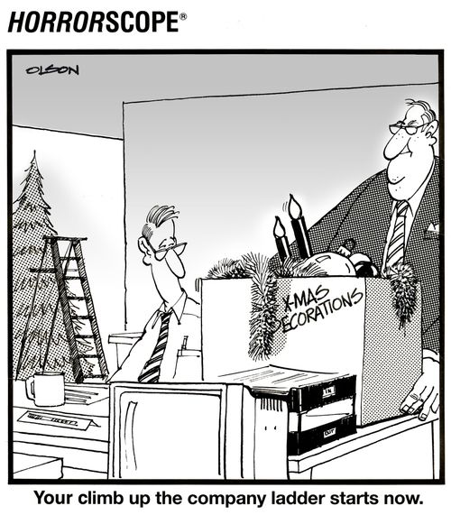 Your climb up the company ladder starts now.