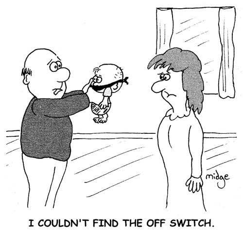 "I couldn't find the off switch."