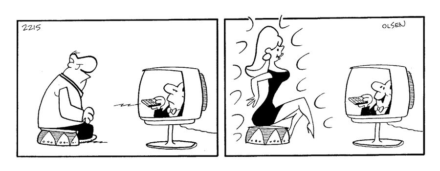 Man Inside TV Produces Ideal Viewer