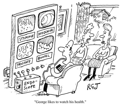 "George likes to watch his health."