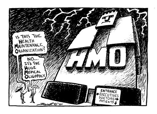 Health Maintance Organisation / Huge Medical Oligopoly
