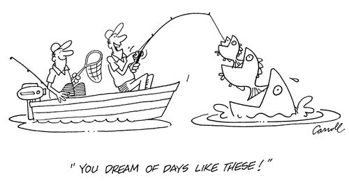 "You dream of days like these!"