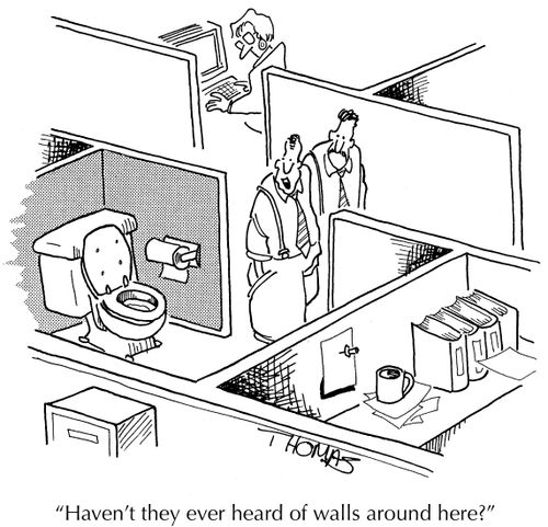 'Haven't they ever heard of walls around here?'